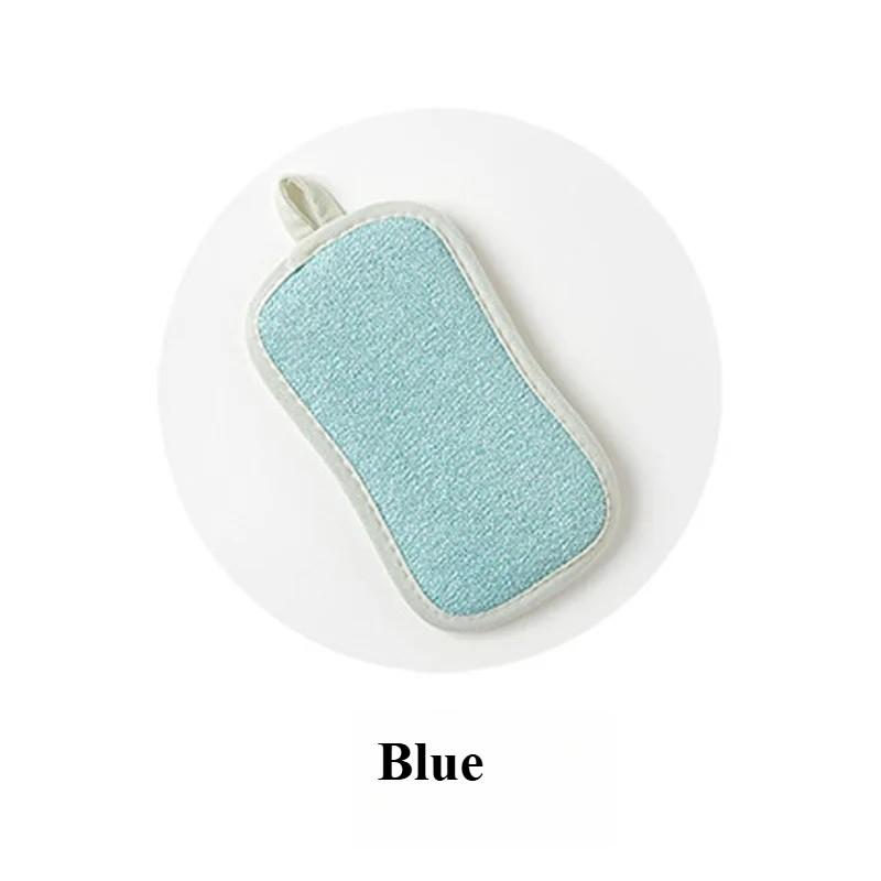 

Супервпитывающая двухсторонняя чистящая губка - идеальное чистящее средство для кухни и ванной комнаты синий