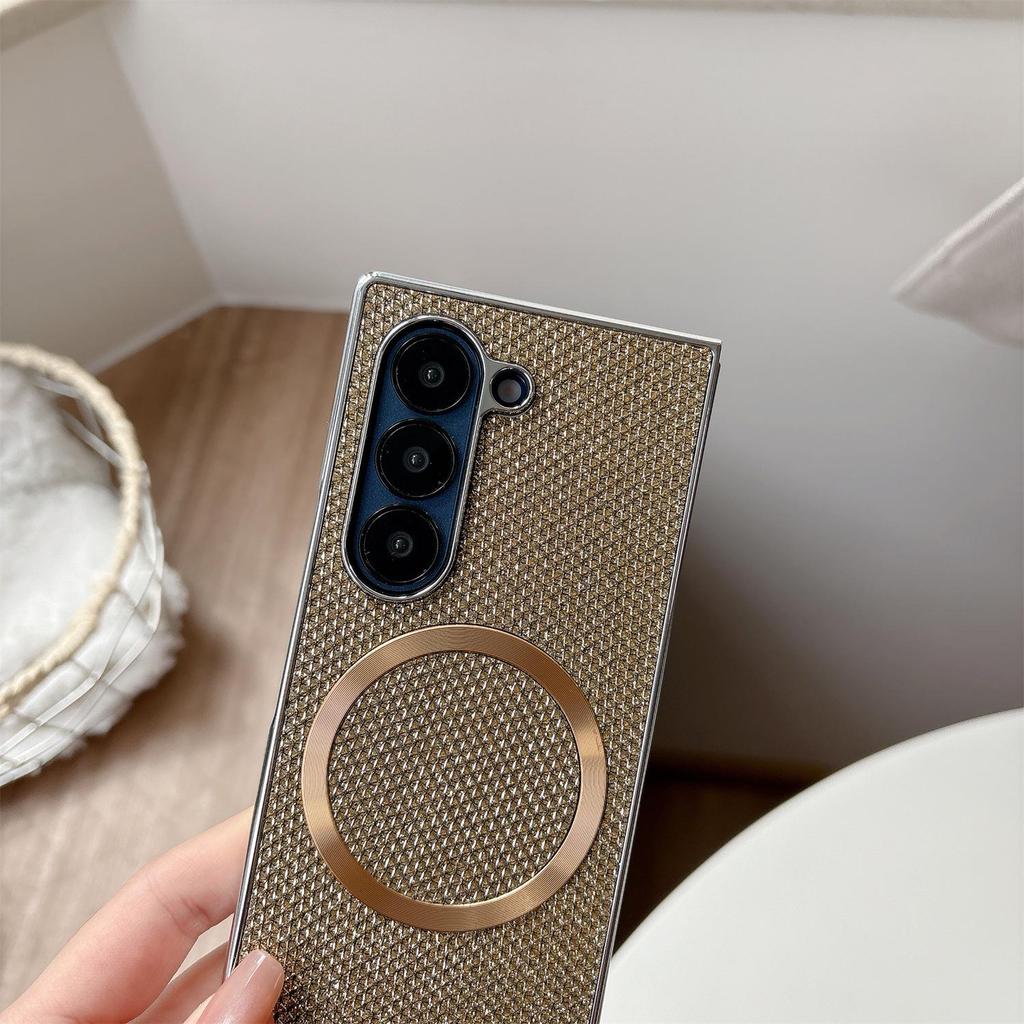 Luxuriöse Glitzer Magnetische Handyhülle für Samsung Z-FOLD7/6/5
