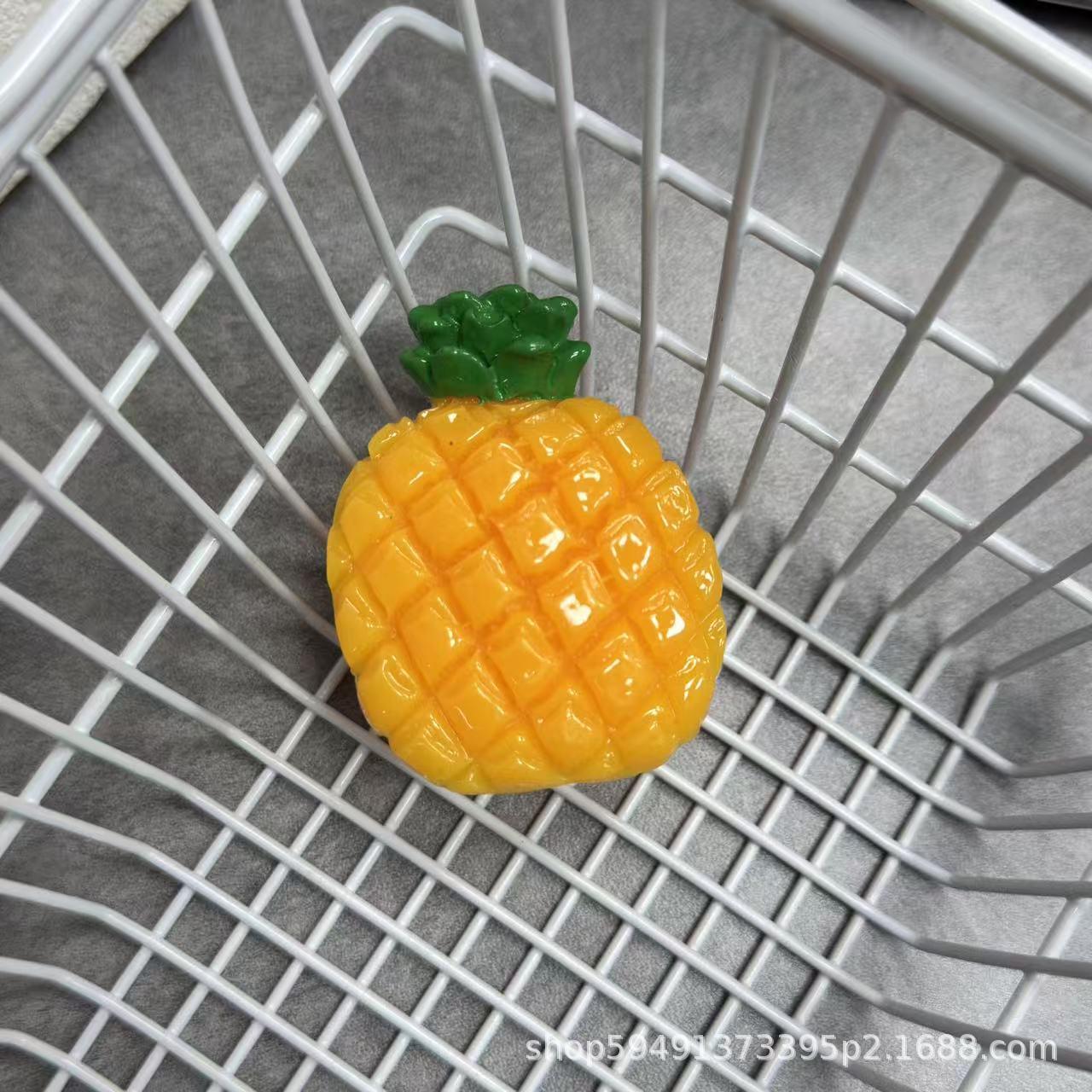 Creative Fruit Phone Holder: Retractable Cherry, Strawberry, and Pineapple Airbag Holder