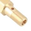 High Quality Banjo Bolt Adapter Fuel Pressure Gauge Thread Converter Copper Auto Part for Del Sol 1993-1997 Replacement