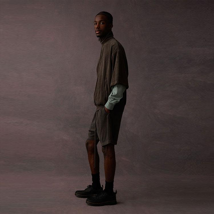 Fear of God Essentials Terry Short Off Black Men Bottoms 160BT224090F