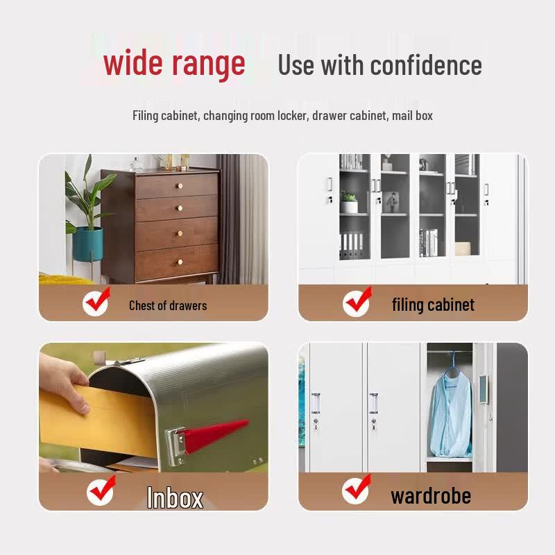 Saizesi File Cabinet Master Key Lock Set