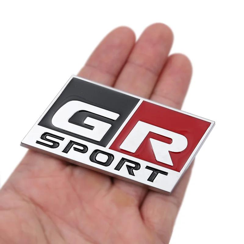 HAX1 OTOKIT Car Sticker GR Sport Decal Front Grille Emblem Badge for Toyota HV YARiS RZ RC RS Prius Lexus Harrier GRMN Logo Stickers