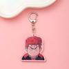 1/14Pcs Anime Figures Slam Dunk Acrylic Car Keychain Cute Backpack Pendant Funny Bag Charms Accessories Decoration Holiday Gifts