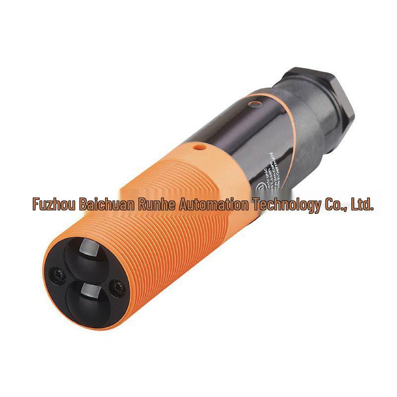 ifm OI5014 Long-Range Reflective Photoelectric Sensor, Programmable Light/Dark Mode OI5014