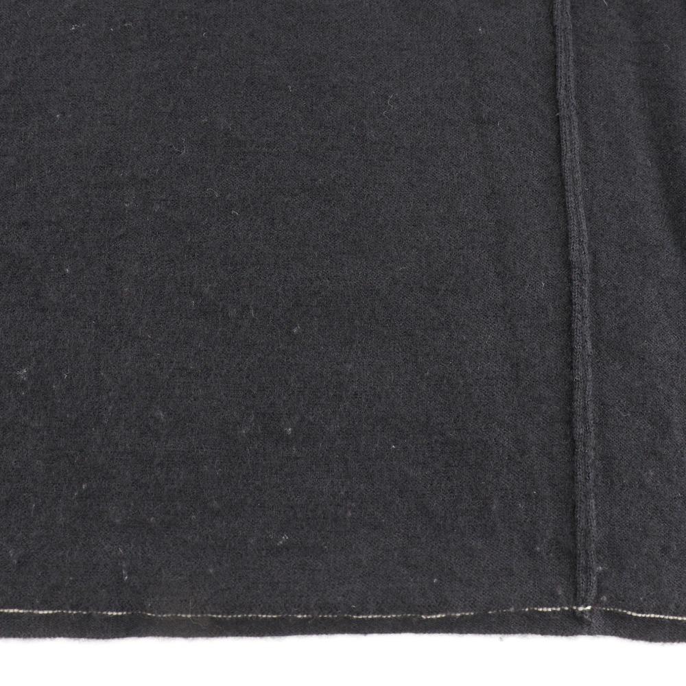 HERMES Zip up cardigan black cashmere/cotton Women Used