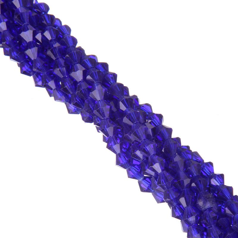 110/220ps Pärlor Glas Facetterad Lös Bicone Smycken Armband Halsband DIY Handgjorda