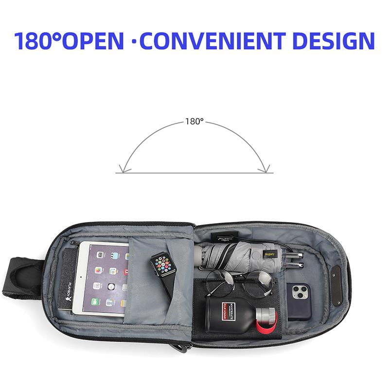 2021 New Tigernu Fashion Style Men Bags Casual Splashproof Chest Bags High Quality Crossbody Bags Male Travel Sling Bags For Men