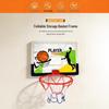 Punch-Free Foldable Wall-Mounted Acrylic Basketball Hoop for Indoor/Outdoor Parent-Child Play