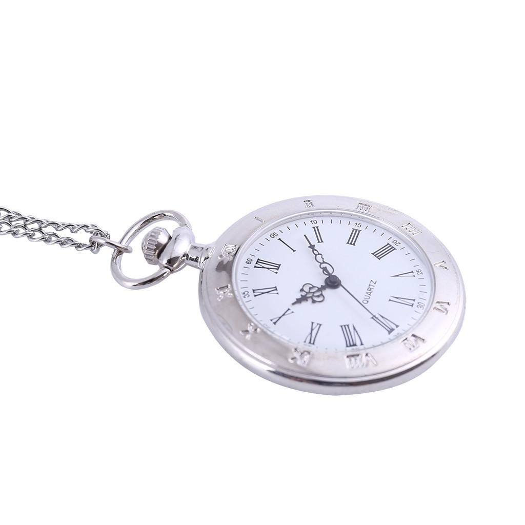 Men and Women Couple Pocket Watch Retro Quartz Hanging Table Commemorative Table