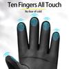 Women's Leather Heated Thermal Waterproof Biker Ski Heating Glove Motorcycle Winter Men's Gloves and Mittens Skiing Accessories