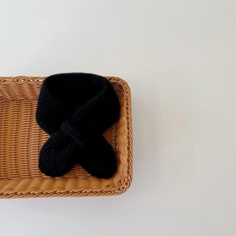 Nový značkový šál pre deti, detský teplý šál, dievčenský zimný šál pre deti, vlnený golier, detské šály