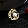 Spille senior Spilla a foglia di fiore per spille da donna con pendente per abiti alla moda