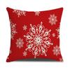 Nordische Weihnachtskissenhülle Schneeflocke Weihnachtsbaum Heimbedarf Sofa Schlafzimmer Lendenkissen
