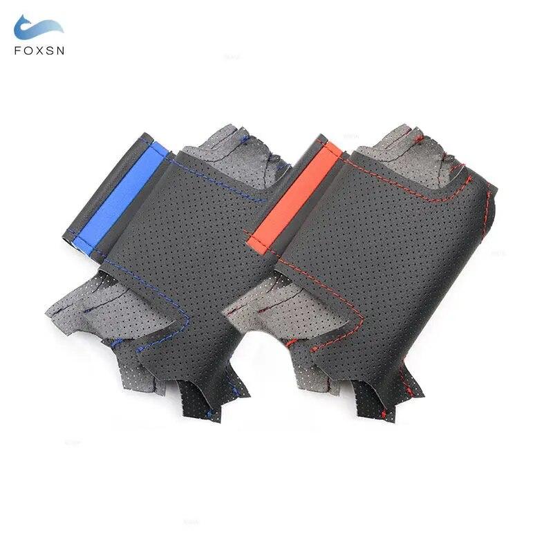 Pro Renault Megane 2 2003 2004 2005 2006 2007 2008 Kangoo 2008 Scenic 2 03-2009 Potah volantu z perforované kůže