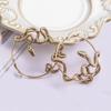 Exaggerated Retro Snake Hoop Earrings: Creative European & American Fashion