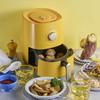 Toffy Air Fryer Mini (1.2L) K-HAF1, Healthy, Oil-Free Frying, Compact, Fully Washable (Canary Yellow)