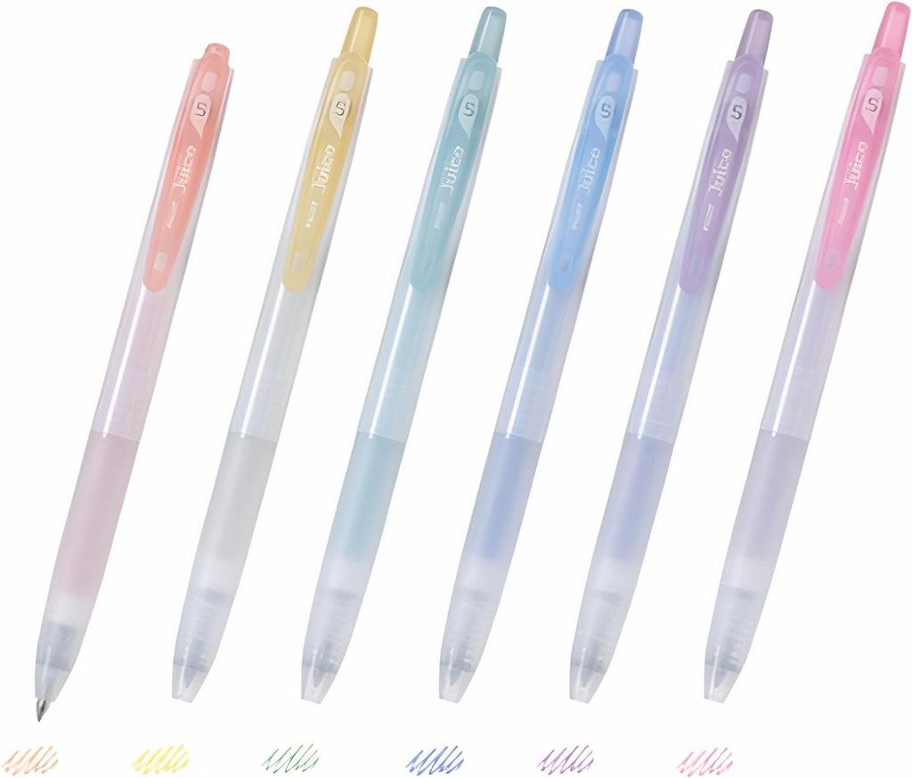 Pilot Juice Gel Ink Extra Fine Ballpoint Pen 0.5mm 12 Colors Set LJU-15-6C (Muted Colors 6 + Classic Colors 6 + Loconeco Card)