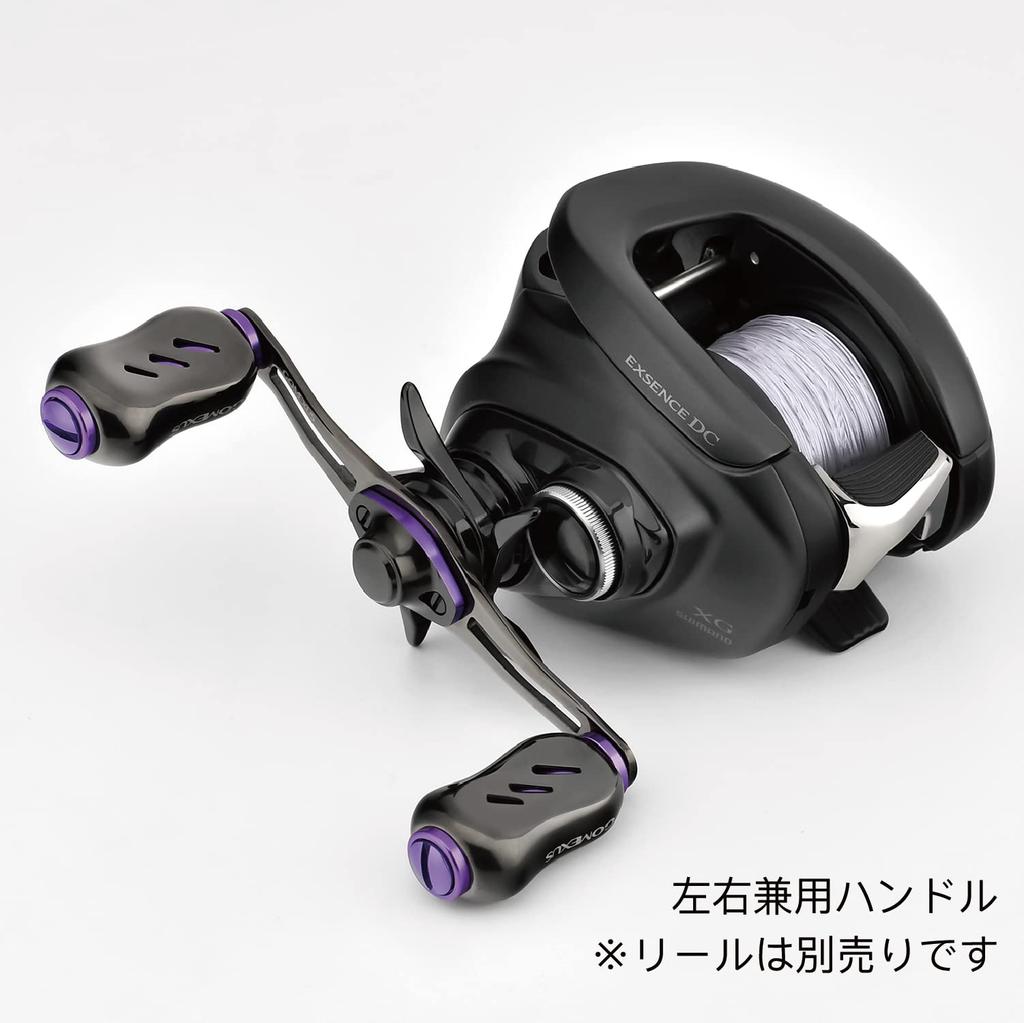 Gomexus TH90 Reel Handle Daiwa Shimano Bait Reel Compatible Titanium Double Handle Tatula Steez Alphas Double Axis Reel Handle Replacement 90mm Handle