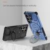 Magnetic Stand Armor Case For Samsung Galaxy S26 Ultra S25 FE Edge Plus S24 Ultra A55 A16 A26 A56 A17 A37 A57 5G Hybrid 3in1 Shockproof Phone Cover