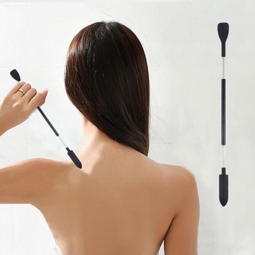 

Moeagel Extendable Back Cream Applicator, Easy to Use, Self-Operated, Silicone Back Medication Tool for Easily Applying Medications to Hard-to-Reach A