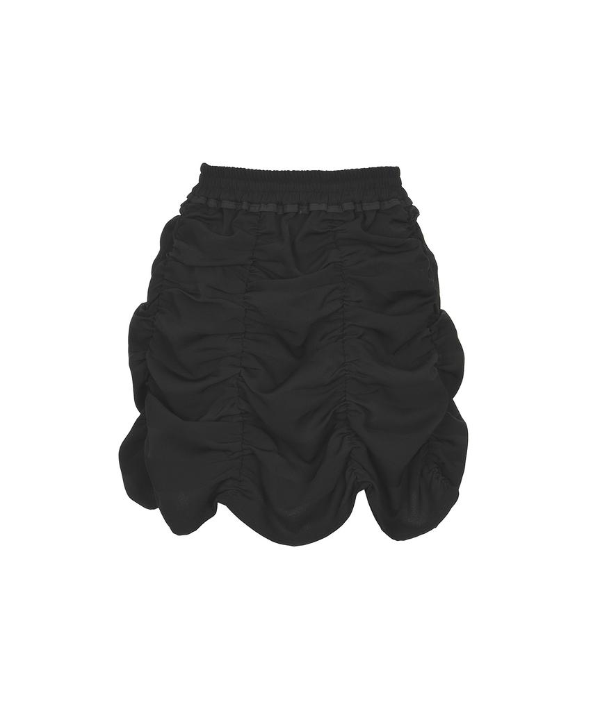 BMUETTE Mini Skirt With Shirring Details