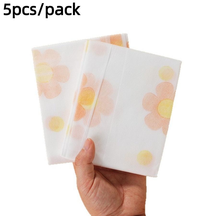 

5pcs Disposable Pillowcase Printed Model Sterile Extra Large Thick Bulk Beauty Salon Hotel Pillowcase Supplies