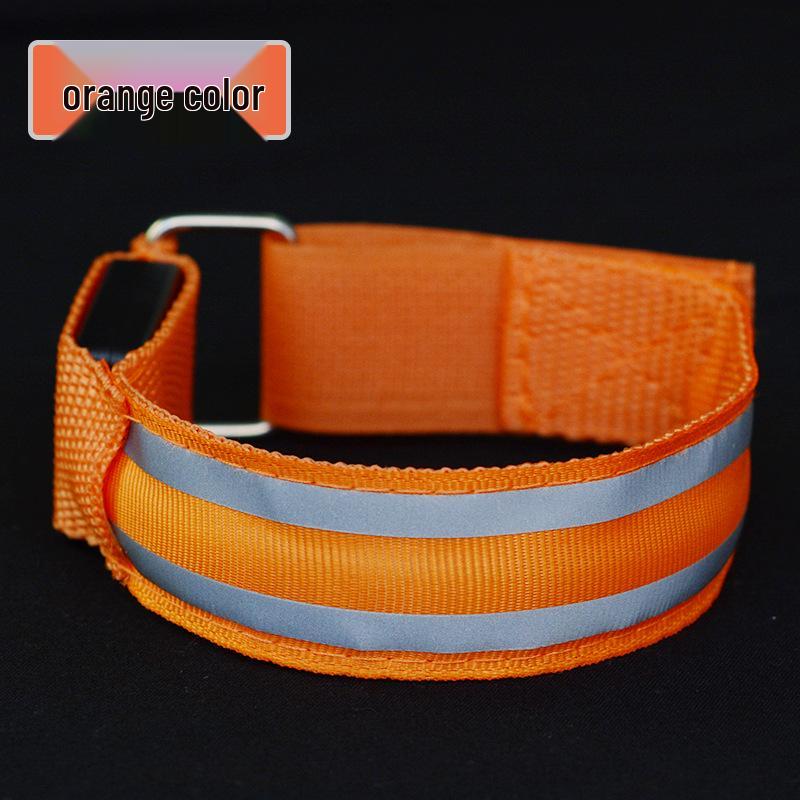 LED Luminous USB Safety Armband for Night Running