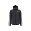 Neo Classic Three Stripes Sport Hooded Cotton Jacket for Winter Men Jacket Black GP4922