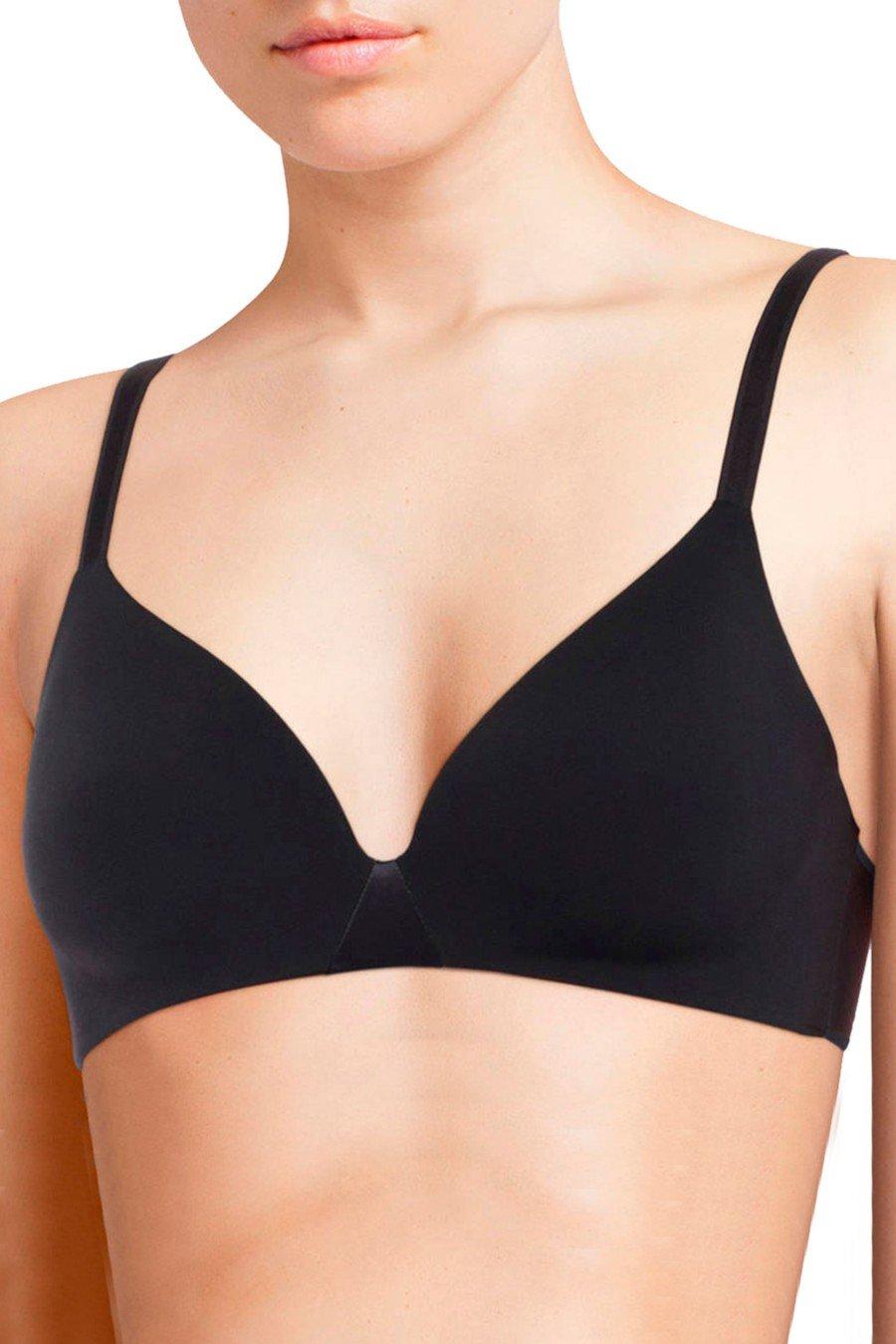 

Бюстгальтер із ущільненою чашкою Chantelle (96006) 80B прозорий колір чорний