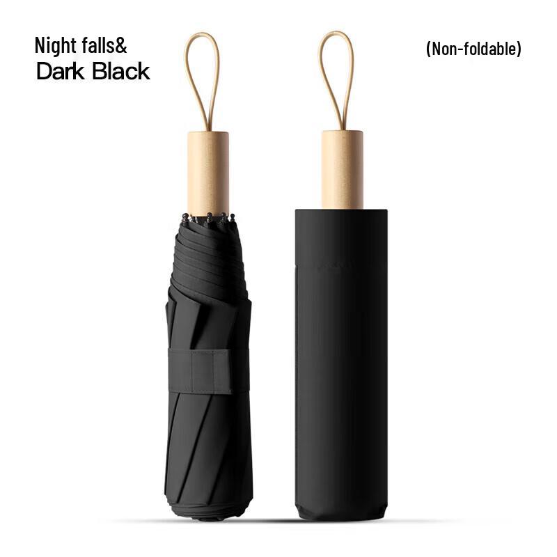 MIDO M3050 Three-Fold Umbrella with Wooden Handle