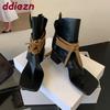 Fashion Fashion Lace Up Women Ankle Boots With Heels Footwear Open Toe Ladies Gladiator Sandals Booties Female Flip Flops Pumps Shoes
