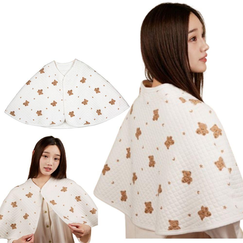 Breathable Cotton Mother Cape Blanket Keep Warm Summer Warm Shawl Cloak Breastfeeding Accessories