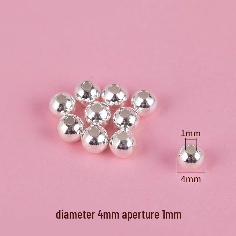 Perles Libres en Argent Sterling 925 pour la Fabrication de Bijoux DIY: Perles intercalaires pour bracelets et colliers