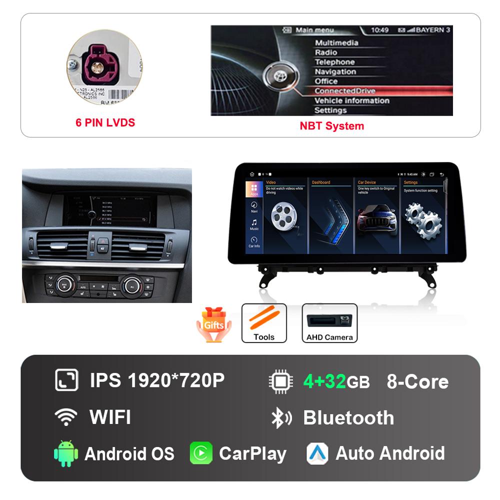 12.3 Inch for BMW 7 Series F01 F02 CIC NBT System DSP Stereo GPS HD Touch Screen Android Car Radio Multimedia Player GPS