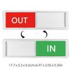 Self Adhesive Office Door Sign ABS Door Slider Signs Hotel Bulletin Board  Office Room