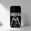 K-Kurt N-Nirvana C-Cobain Phone Case For Samsung S25,S24,S21,S22,S23,S30,Ultra,S20,Plus,Fe,Note,5G Black Cover