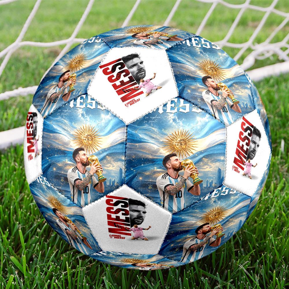 Messi 10 Number Argentina Soccer Champion Size 5 Soccer Ball Machinestitched Indooroutdoor Training And Matches Unique Gift For Soccer Lovers