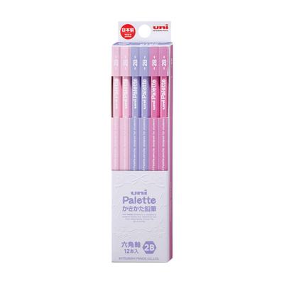 Mitsubishi Pencil Uni Palette Lavender 2B Writing Pencils - 1 Dozen Set K56192B