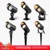 Waterproof Outdoor LED Spotlight for Trees and Gardens - Landscape Lawn Light with Ground Stake, 24V Floodlight