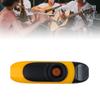 Atyhao Kazoo Musical Instrument, Kazoo, Playing Instrument, Mouthpiece with Curved Design, Adjustable Tone, with String, Yellow, ABS Material