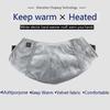 Uppvärmd Handmuff Elektrisk Uppvärmd Handvärmare Pouch med USB-kontakt Rem 3 Temperaturer