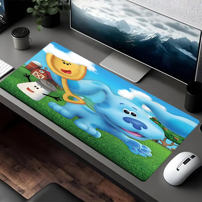 Blue's Clues Theme Mouse Pad, Non Slip Rubber Base, Multifunctional Office & Home Decor, Perfect for Workspace Personalization.
