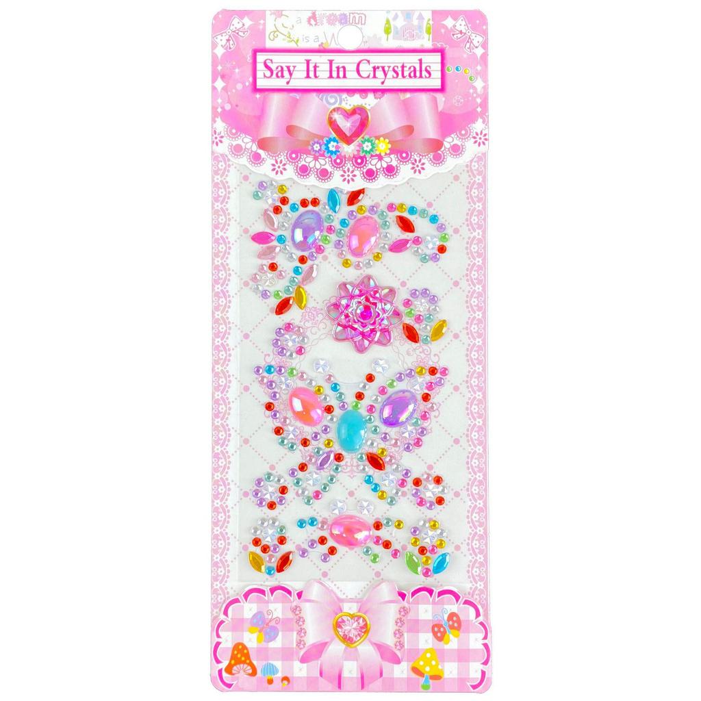 Children's 3D Princess Cartoon Diamond Gem Stickers - Cute Acrylic Crystal Toys