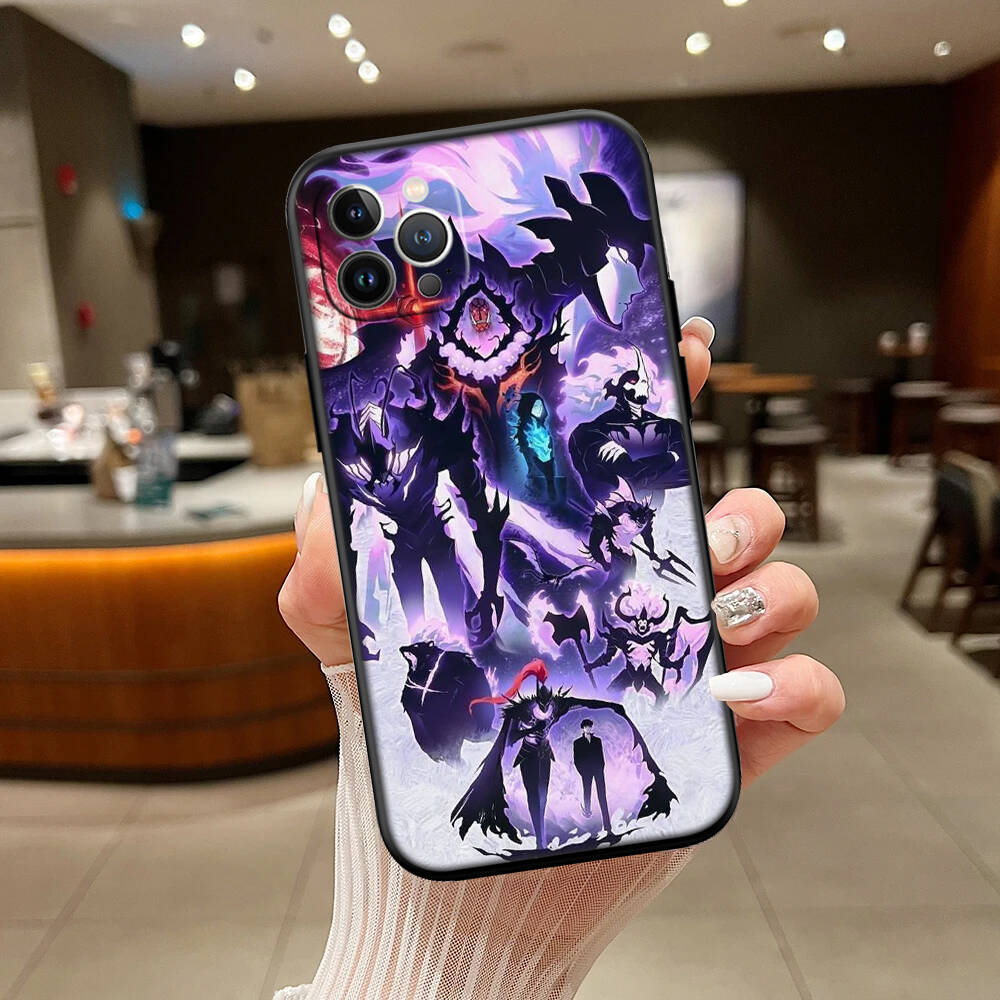 S-Solo L-leveling New Phone Case for iPhone 6 6s 7 8 11 12 13 14 15 16 17 16E XS Pro Max XR X SE Air