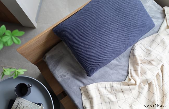 Contex Tube fits Stretchable Towel Imabari Towel Brand Certified Product Pillowcase, (Beige)