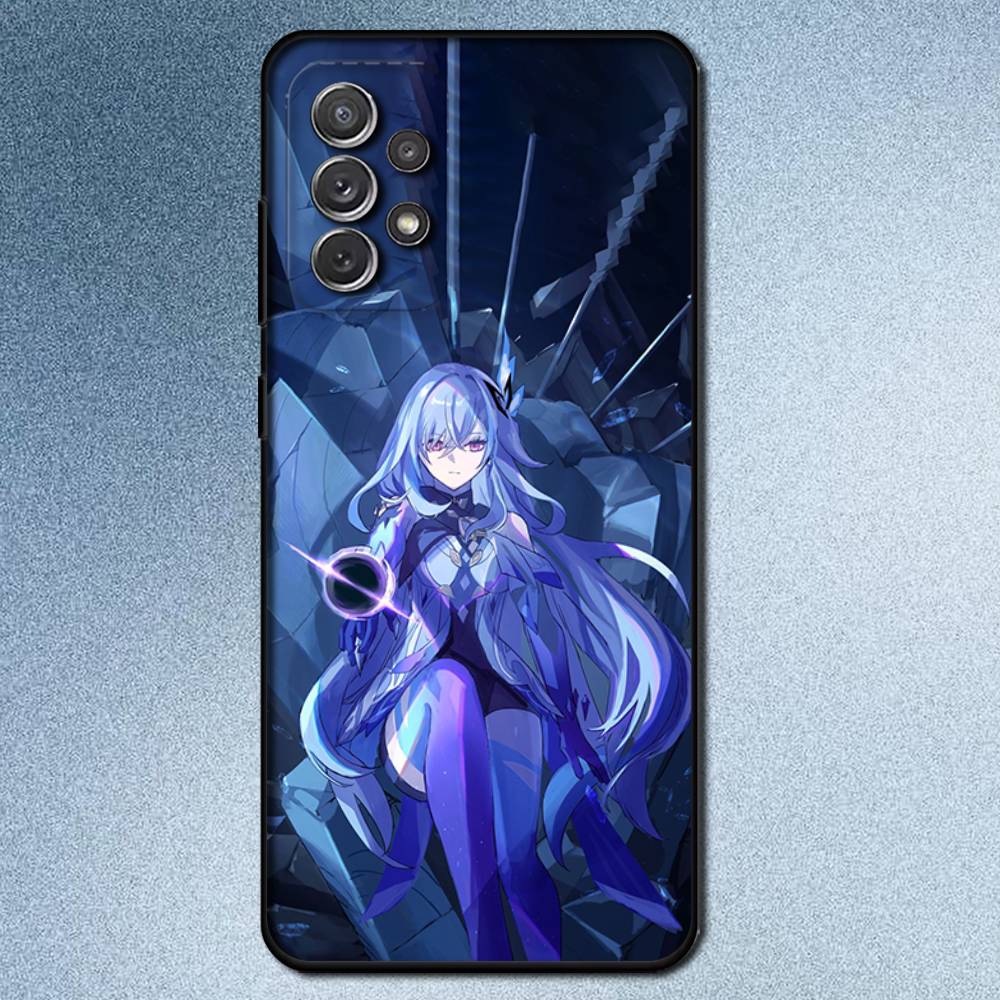 

Чехол для телефона Genshin Impact Skirk для Samsung S25, S24, S21, S22, S23, S30, Ultra, S20, Plus, Fe, Lite, Note, 10, 9, 5G Черный Samsung S21 s305G