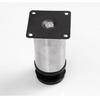 Adjustable Black Stainless Steel Furniture Feet for Cabinets, Sofas, Coffee Tables, Beds, and TV Stands