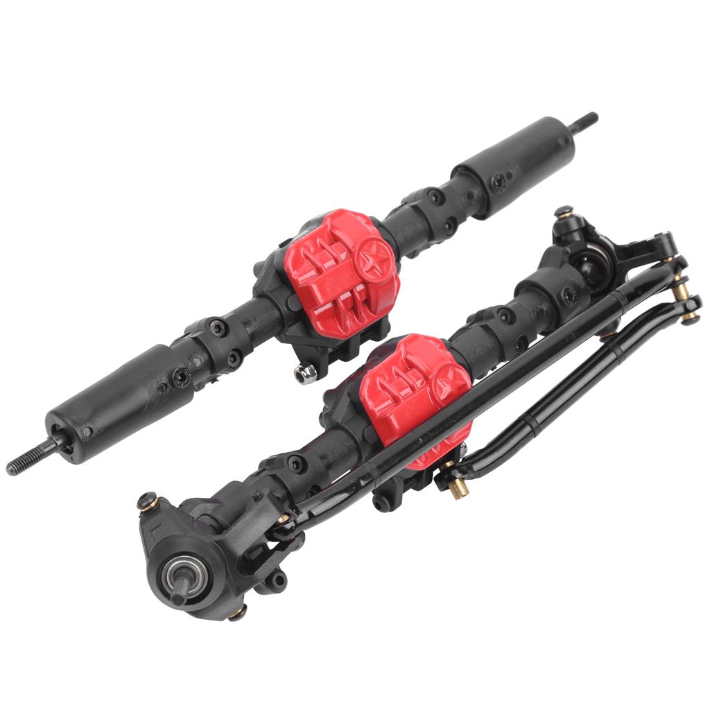 Gear Front and Rear Axle with 2 Transimission Shaft for SCX10 I SCX10 II 1 10 RC Car