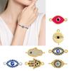 Dazzling Zirconia Embellished Evil Eyes Pendant for Necklace and Bracelet Mobile Phone Cases Use Jewelry Charm